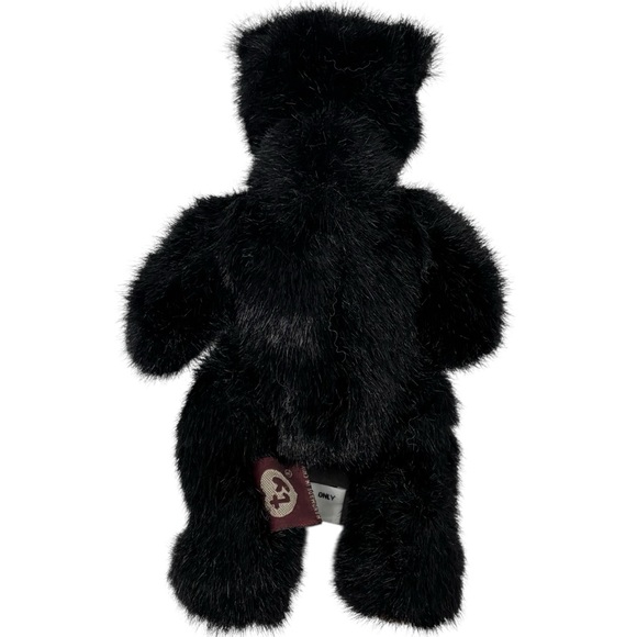 Ty 1993 Ivan Grin & Bear it 9” Bendable Black Bear Plush with Removable Outfit - Picture 5 of 9